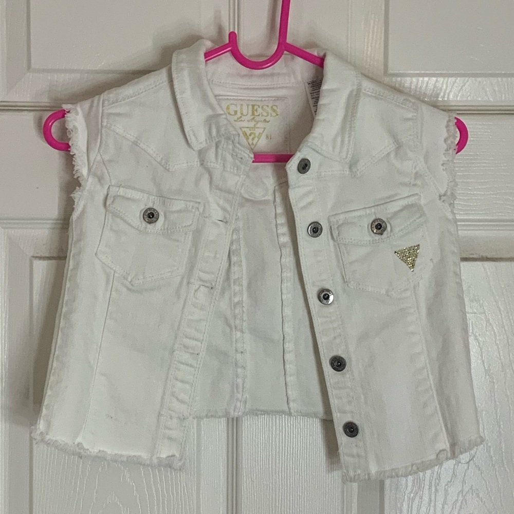 Children’s Guess, White Denim Vest